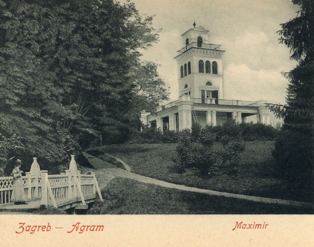 Park Maksimir, vidikovac, oko 1900.-1905. godine
